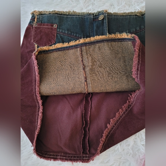 100% Cotton Patchwork Skirt size 29 - Picture 7 of 7